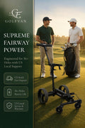 Golfvan Electric Golf Push Cart | Remote Control Caddy with Lithium Battery